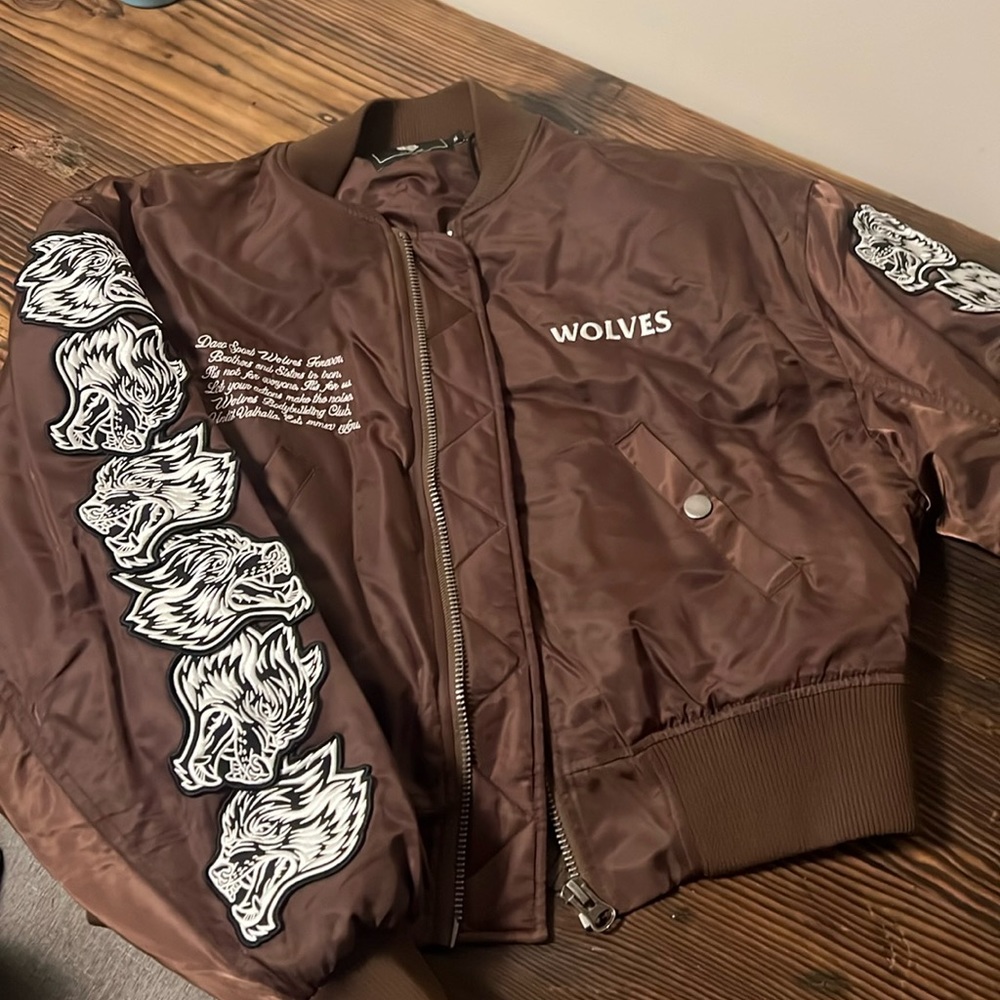 NWT Dark Sport SHE Trin bomber jacket.